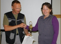4. Platz Frau Stephanie Rießland mit Bakira von der Ibergquelle