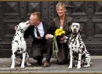 A loving kiss for our good luck charm Porter (Lacrima Christi Cro A Porter), to whom we owe it that we found each other!